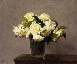 White Roses in a Vase - Henri Fantin-Latour
